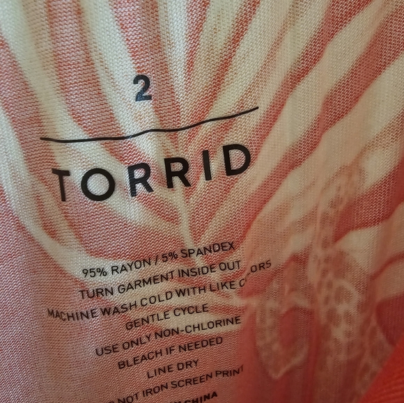 Vibrant Orange Floral Sundress - Picture 5 of 6